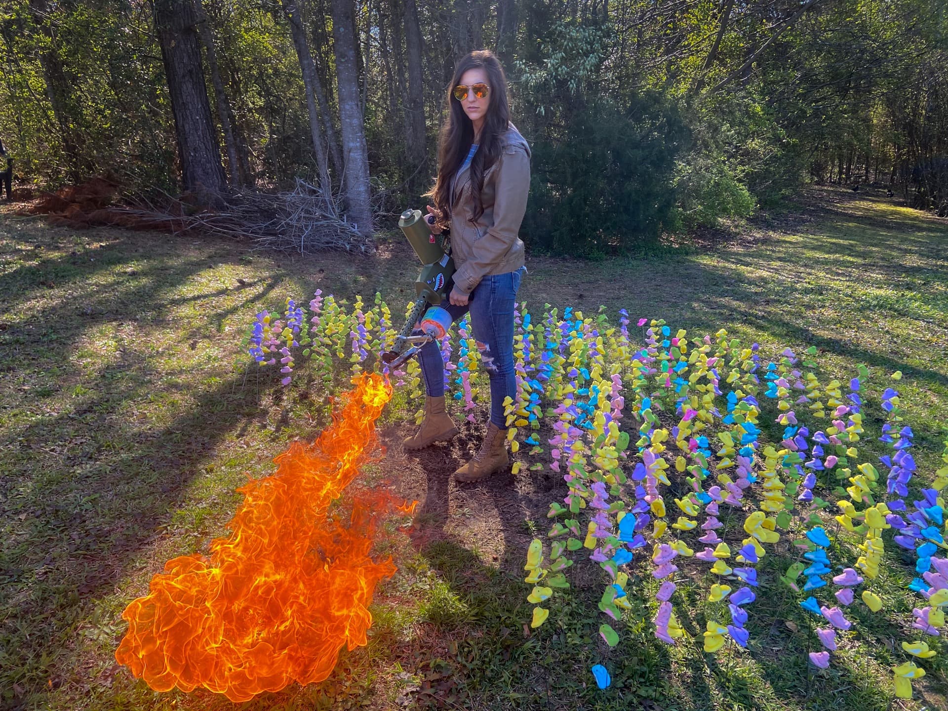 Rapidfire Rachel shooting
